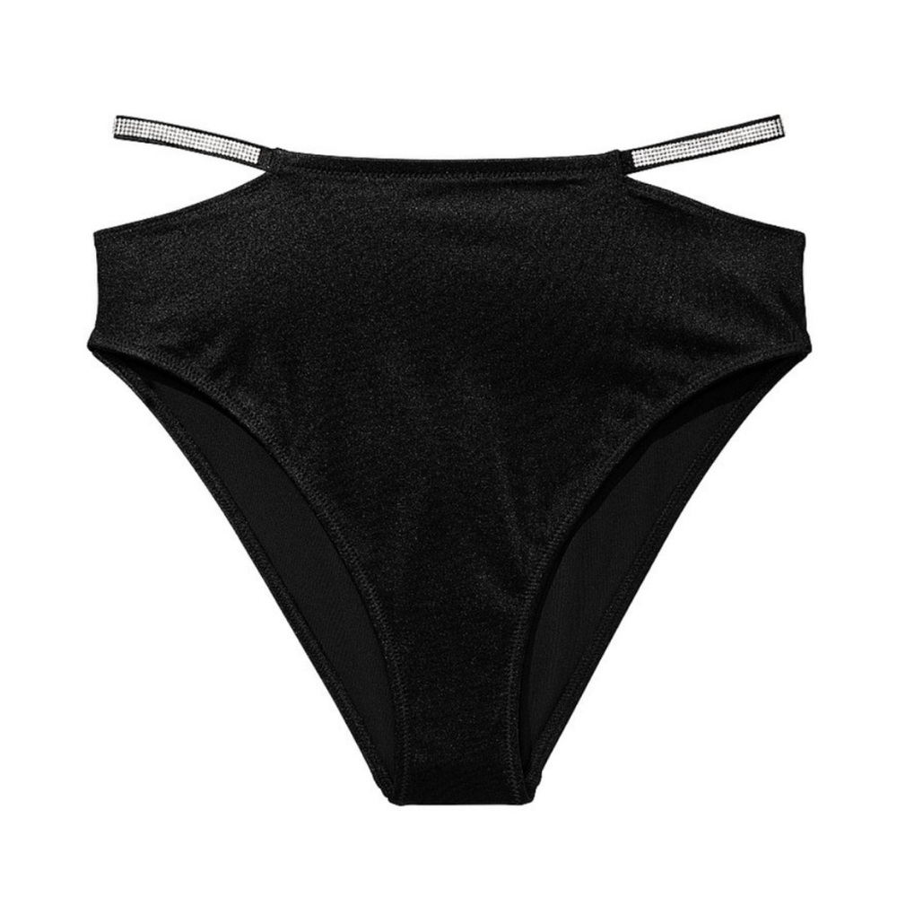 Victoria's Secret Swim Shine Strap High-Waist Cheeky Bikini Bottom